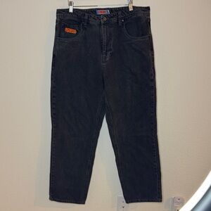 Empyre Black and Gray Relaxed Jeans